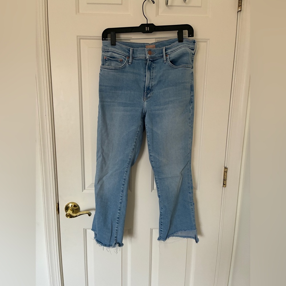 MOTHER cropped jeans. Very flattering on the booty.